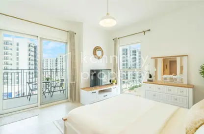 Apartment - Studio - 1 Bathroom for rent in Waters Edge - Yas Island - Abu Dhabi