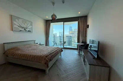 Apartment - Studio - 1 Bathroom for rent in Peninsula Three - Peninsula - Business Bay - Dubai