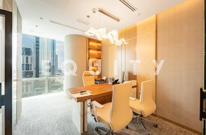 Office Space - Studio - 1 Bathroom for rent in South Tower - Emirates Financial Towers - DIFC - Dubai
