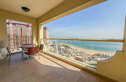 Apartment - 2 Bedrooms - 3 Bathrooms for rent in Al Das - Shoreline Apartments - Palm Jumeirah - Dubai