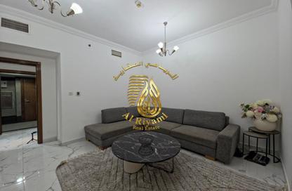 Apartment - 1 Bedroom - 2 Bathrooms for rent in Oasis Tower - Al Rashidiya 1 - Al Rashidiya - Ajman