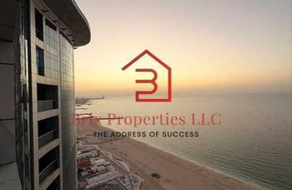 Apartment - 2 Bedrooms - 3 Bathrooms for rent in Ajman Corniche Residences - Ajman Corniche Road - Ajman