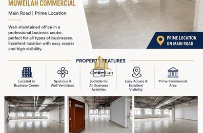 Office Space - Studio - 1 Bathroom for rent in Muwaileh Commercial - Sharjah