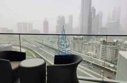 شقة - غرفة نوم - 2 حمامات للايجار في جادة كمبينسكي - وسط مدينة دبي - دبي