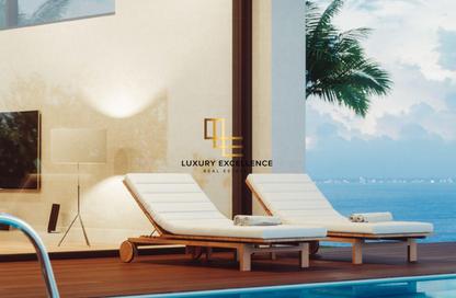 Villa - 6 - 7 for sale in Beach Collection Frond D - Beach Collection - Palm Jebel Ali - Dubai