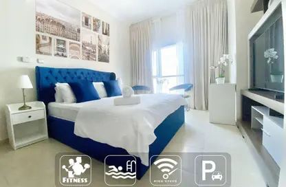 Apartment - Studio - 1 Bathroom for rent in Zumurud Tower - Dubai Marina - Dubai