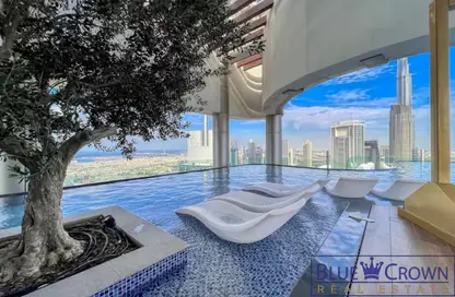 شقة - غرفة نوم - 2 حمامات للايجار في فندق ومساكن برج باراماونت - الخليج التجاري - دبي