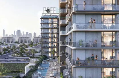 Apartment - 1 Bedroom - 2 Bathrooms for sale in Coral by Vision - Jumeirah Garden City - Al Satwa - Dubai