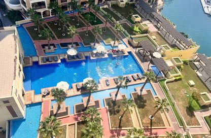 Apartment - 2 Bedrooms - 3 Bathrooms for rent in Marina Residences 3 - Marina Residences - Palm Jumeirah - Dubai