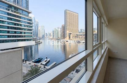 Apartment - 1 - 1 for rent in Marina Quays East - Marina Quays - Dubai Marina - Dubai