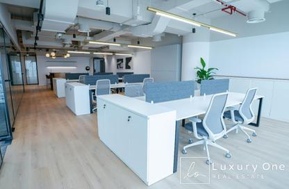 Office Space - Studio - 1 Bathroom for rent in Burj Al Salam - Sheikh Zayed Road - Dubai