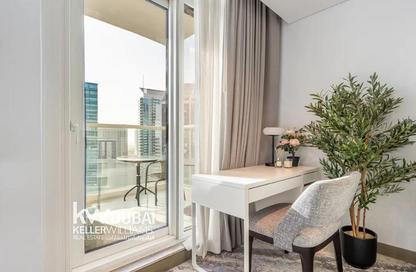 Apartment - Studio - 1 Bathroom for rent in Damac Maison Prive A - Damac Maison Prive - Business Bay - Dubai