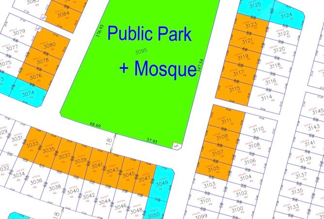 Corner Plot Facing the Park and Mosque! Ready!
