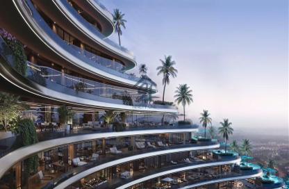 Apartment - 2 - 3 for sale in Binghatti Skyflame 1 - Binghatti Skyflame - Majan - Dubai