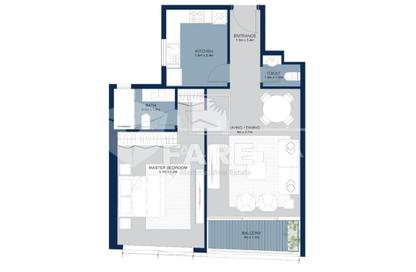 Apartment - 1 Bedroom - 2 Bathrooms for sale in La Plage Tower 2 - Al Mamzar - Sharjah - Sharjah Apartment - 1 Bedroom - 2 Bathrooms for sale in La Plage Tower 2 - Al Mamzar - Sharjah - Sharjah