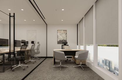 Business Centre - Studio - 4 Bathrooms for rent in Sobha Sapphire - Business Bay - Dubai
