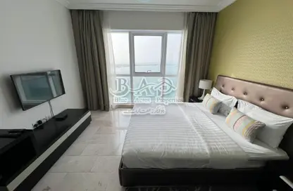 شقة - غرفة نوم - 2 حمامات للايجار في تايم مام ريزيدنس - شارع الكورنيش - أبوظبي