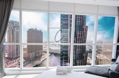 شقة - 1 حمام للايجار في ذا كورت تاور - الخليج التجاري - دبي