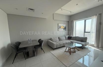 Apartment - 1 - 2 for rent in Blue Waves Tower - Dubai Land Residence Complex - Dubai