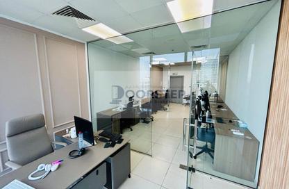 Office Space - Studio - 2 Bathrooms for rent in Tamani Art Tower - Business Bay - Dubai