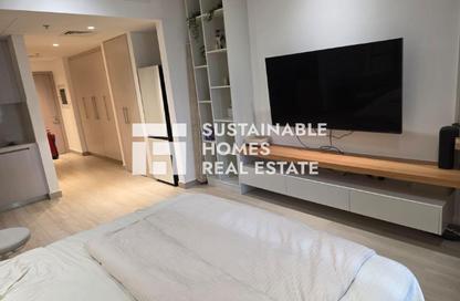 Apartment - Studio - 1 Bathroom for rent in Waters Edge - Yas Island - Abu Dhabi Apartment - Studio - 1 Bathroom for rent in Waters Edge - Yas Island - Abu Dhabi
