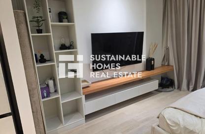 Apartment - Studio - 1 Bathroom for rent in Waters Edge - Yas Island - Abu Dhabi