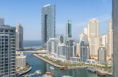 Apartment - 1 Bedroom - 2 Bathrooms for rent in Escan Tower - Dubai Marina - Dubai