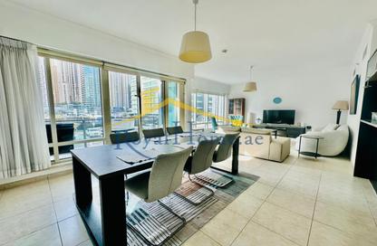 Apartment - 2 Bedrooms - 3 Bathrooms for rent in Al Majara 3 - Al Majara Towers - Dubai Marina - Dubai