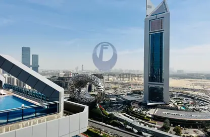 شقة - 2 غرف نوم - 2 حمامات للايجار في ميلينيوم إكزكيوتيف تاور - شارع الشيخ زايد - دبي