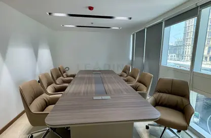Business Centre - Studio - 4 Bathrooms for rent in The Court Tower - Business Bay - Dubai