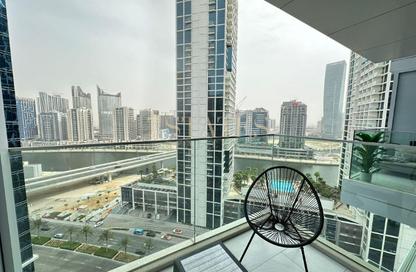 شقة - 1 حمام للايجار في ماركيز سكوير تاور - الخليج التجاري - دبي