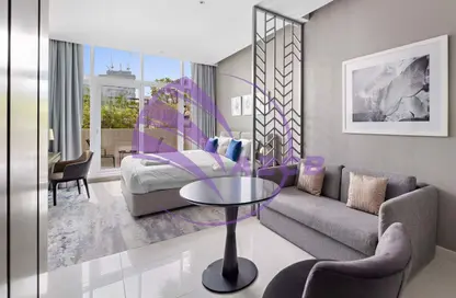 Apartment - Studio - 1 Bathroom for rent in Damac Maison Prive A - Damac Maison Prive - Business Bay - Dubai