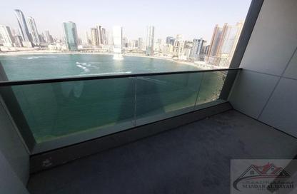Apartment - 2 Bedrooms - 3 Bathrooms for rent in La Plage Tower - Al Mamzar - Sharjah - Sharjah