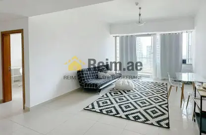 شقة - غرفة نوم - 2 حمامات للايجار في أوشن هايتس - دبي مارينا - دبي