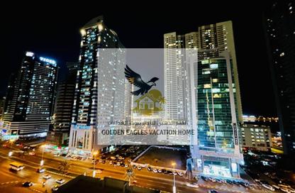 Apartment - 2 Bedrooms - 3 Bathrooms for rent in Al Mamzar Plaza - Al Taawun Street - Al Taawun - Sharjah