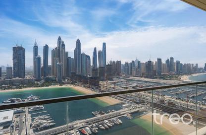 شقة - 2 غرف نوم - 2 حمامات للايجار في برج Marina Vista 2 - مارينا فيستا - إعمار بيتشفرونت - دبي هاربور - دبي
