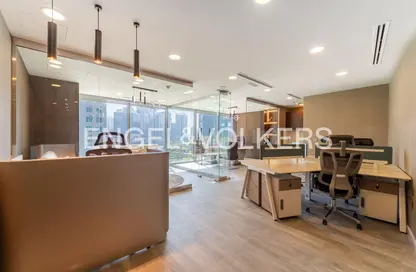 Office Space - Studio - 1 Bathroom for rent in The Binary Tower - Business Bay - Dubai