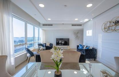 Apartment - 1 Bedroom - 2 Bathrooms for rent in Beach Tower 1 - Al Khan Lagoon - Al Khan - Sharjah