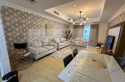 Apartment - 2 Bedrooms - 2 Bathrooms for rent in Beach Tower 2 - Al Khan Lagoon - Al Khan - Sharjah