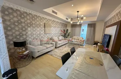 Apartment - 2 Bedrooms - 2 Bathrooms for rent in Beach Tower 2 - Al Khan Lagoon - Al Khan - Sharjah