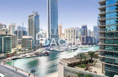 Apartment - 1 Bedroom - 2 Bathrooms for rent in Marina Quays West - Marina Quays - Dubai Marina - Dubai
