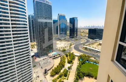 شقة - غرفة نوم - 1 حمام للايجار في بوابة دبي الجديدة 1 - (JLT) مجمع Q - أبراج بحيرات الجميرا - دبي