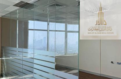 Office Space - Studio - 2 Bathrooms for rent in Horizon Towers - Ajman Downtown - Ajman