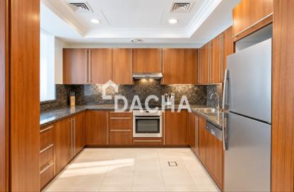 Apartment - 1 - 2 for rent in The Fairmont Palm Residence South - The Fairmont Palm Residences - Palm Jumeirah - Dubai