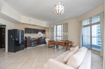 Apartment - 2 - 2 for rent in The Torch - Dubai Marina - Dubai