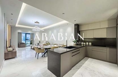 Apartment - 1 - 2 for sale in Aeternitas Tower - Dubai Marina - Dubai