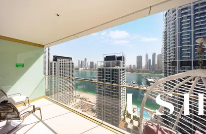 Apartment - 1 Bedroom - 1 Bathroom for sale in Grand Bleu Tower 2 - EMAAR Beachfront - Dubai Harbour - Dubai