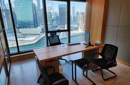 Office Space - 1 Bedroom - 1 Bathroom for rent in Churchill Executive Tower - Churchill Towers - Business Bay - Dubai