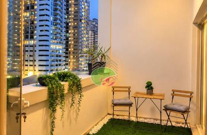 Apartment - 1 - 2 for rent in Ajman One Tower 7 - Al Rashidiya 3 - Al Rashidiya - Ajman