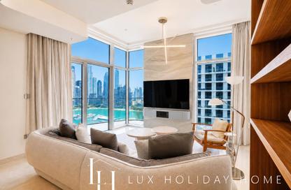 Apartment - 2 Bedrooms - 2 Bathrooms for rent in Palace Beach Residence Tower 2 - Palace Beach Residence - Emaar Beachfront - Dubai Harbour - Dubai